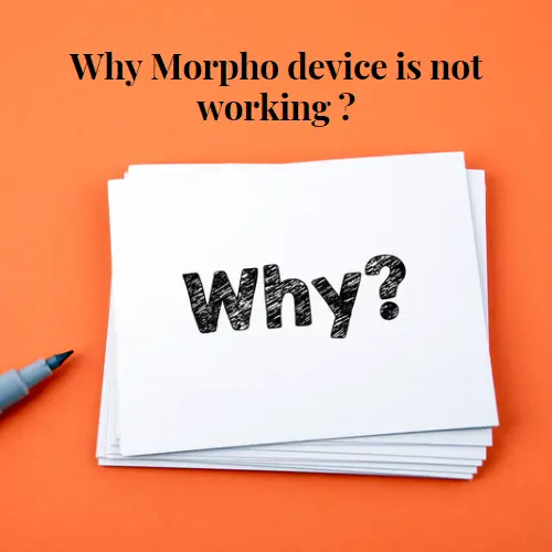 Why Morpho device is not working rd-service.net